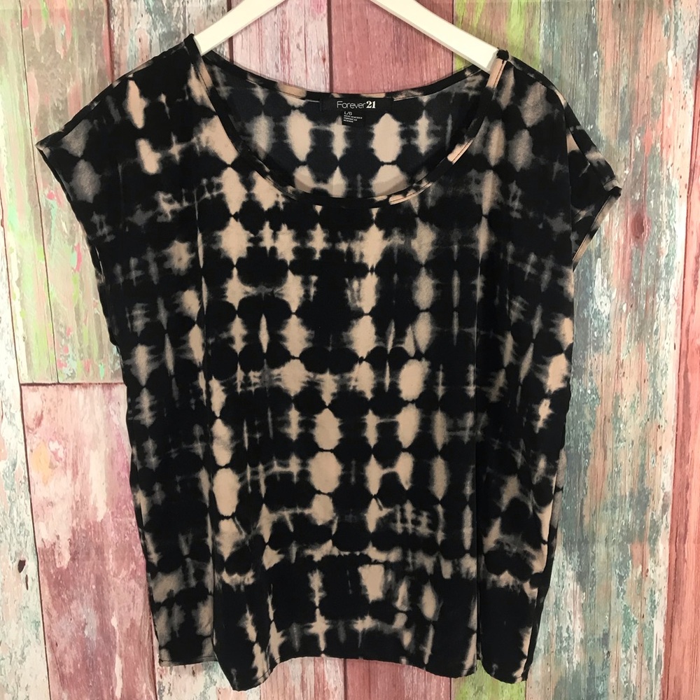 Forever 21 black/tan top